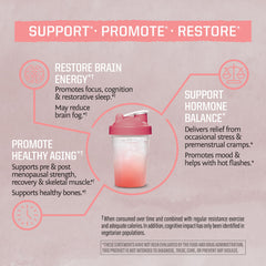 Nutrition label on the Sunwarrior Creatine for Women packaging