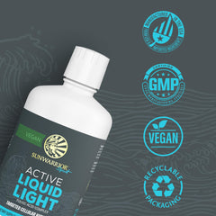 Sunwarrior Fulvic Acid Drops with a dropper for precise use.