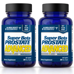 Front view of Super Beta Prostate Advanced bottle