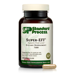 Standard Process Super-EFF Fluid Level bottle and capsules