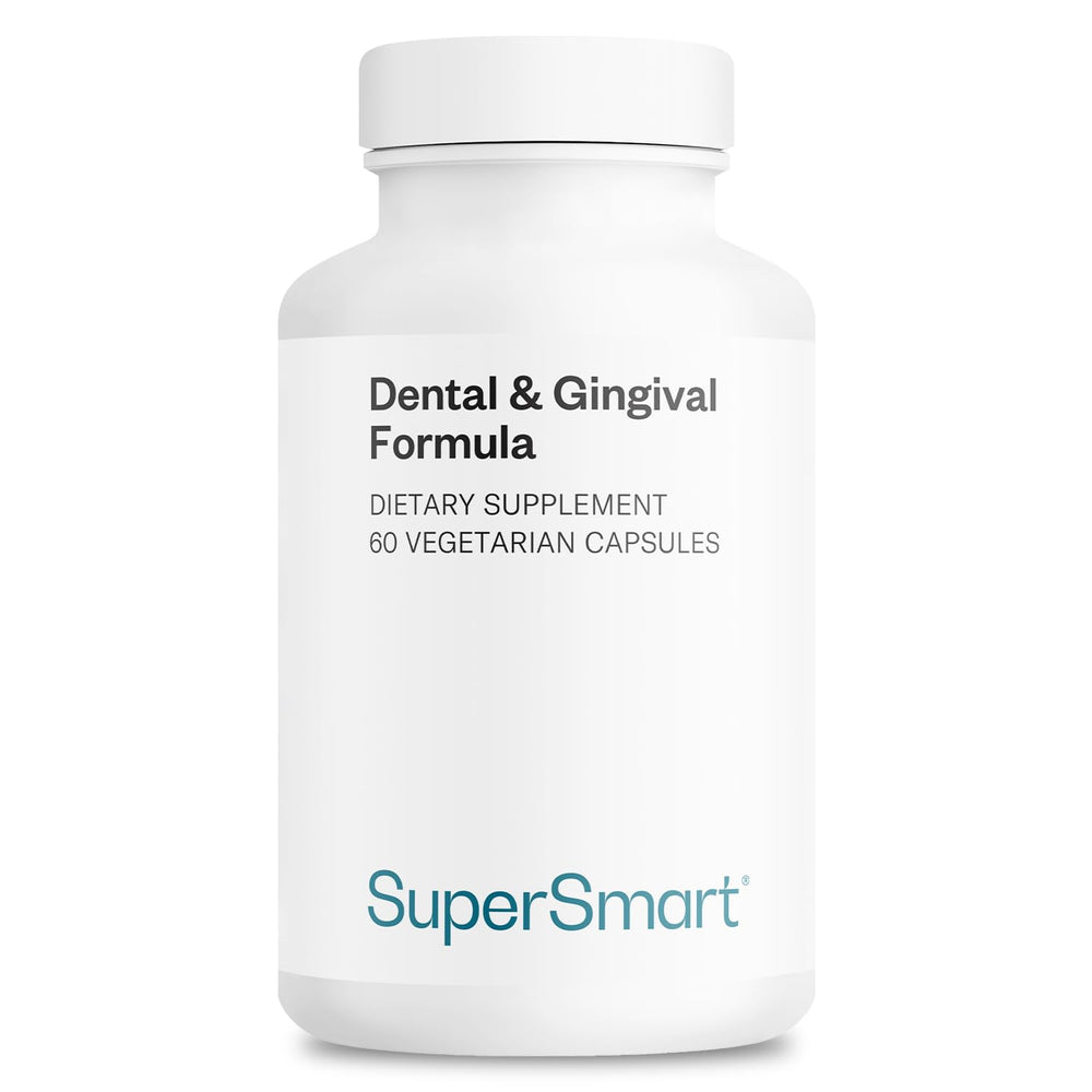 Bottle of SuperSmart Dental & Gingival Formula with TEES-10