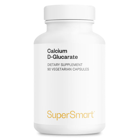 Hero image: SuperSmart Calcium D-Glucarate 1500mg, 90 vegetarian capsules