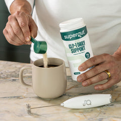 Sugar-free Supergut GLP-1 drink mix label