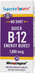 Box showing pack of 2 Superior Source MicroLingual tablets