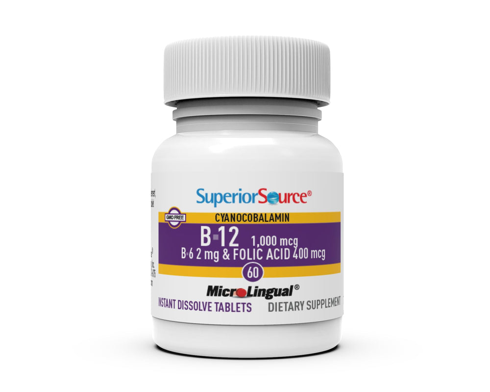 Label back with supplement facts for Superior Source No Shot product