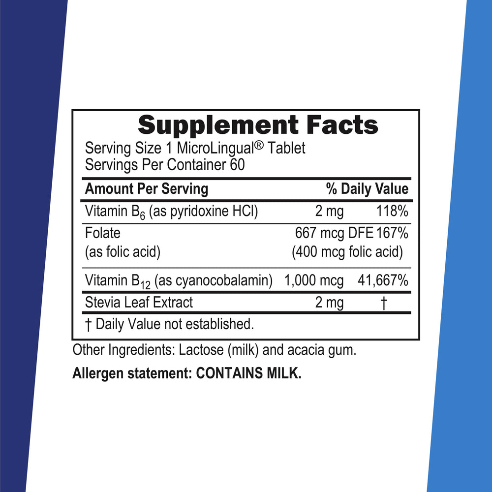 Label front of Superior Source No Shot B-12 B-6 Folic Acid product