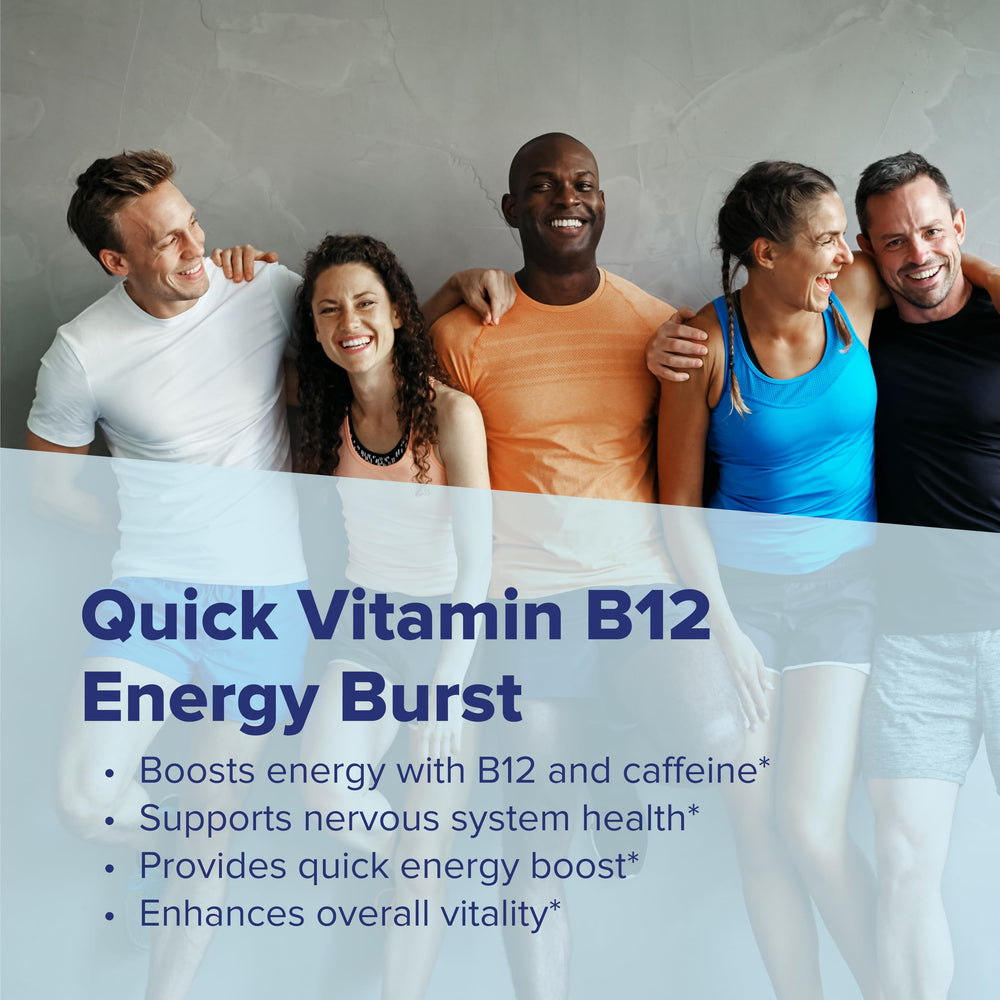 B-12 energy supplement with MicroLingual technology