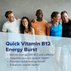 B-12 energy supplement with MicroLingual technology