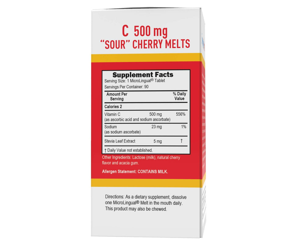 Packaging for Superior Source Vitamin C Sour Cherry Melts