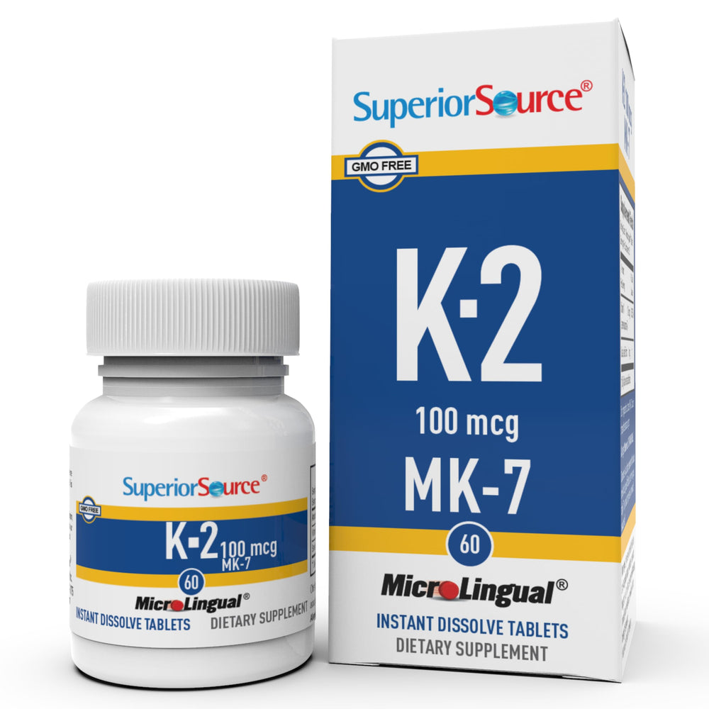 Product image of Superior Source Vitamin K2 MK-7 60 sublingual tablets