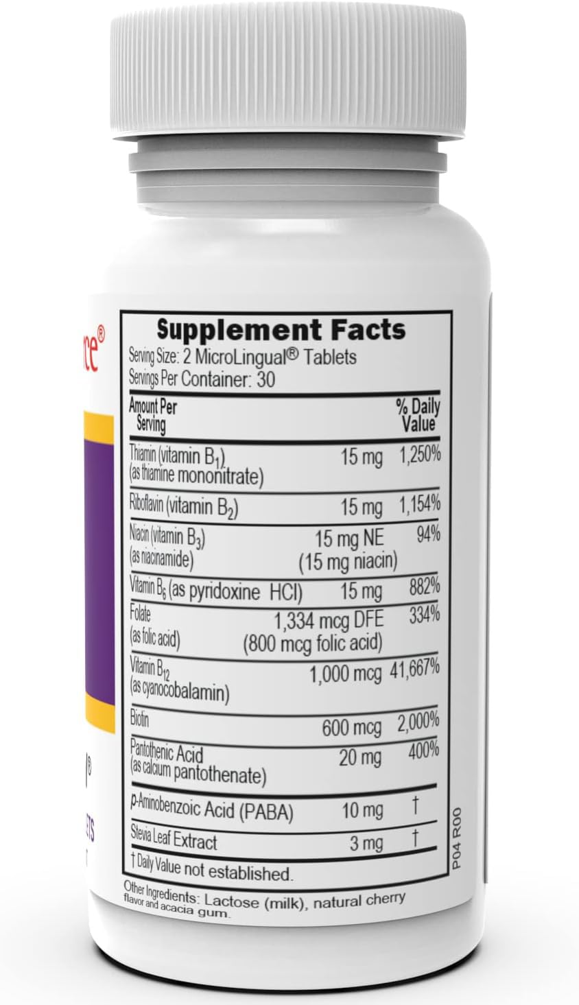 Label of Superior Source Women's B Complex bottle