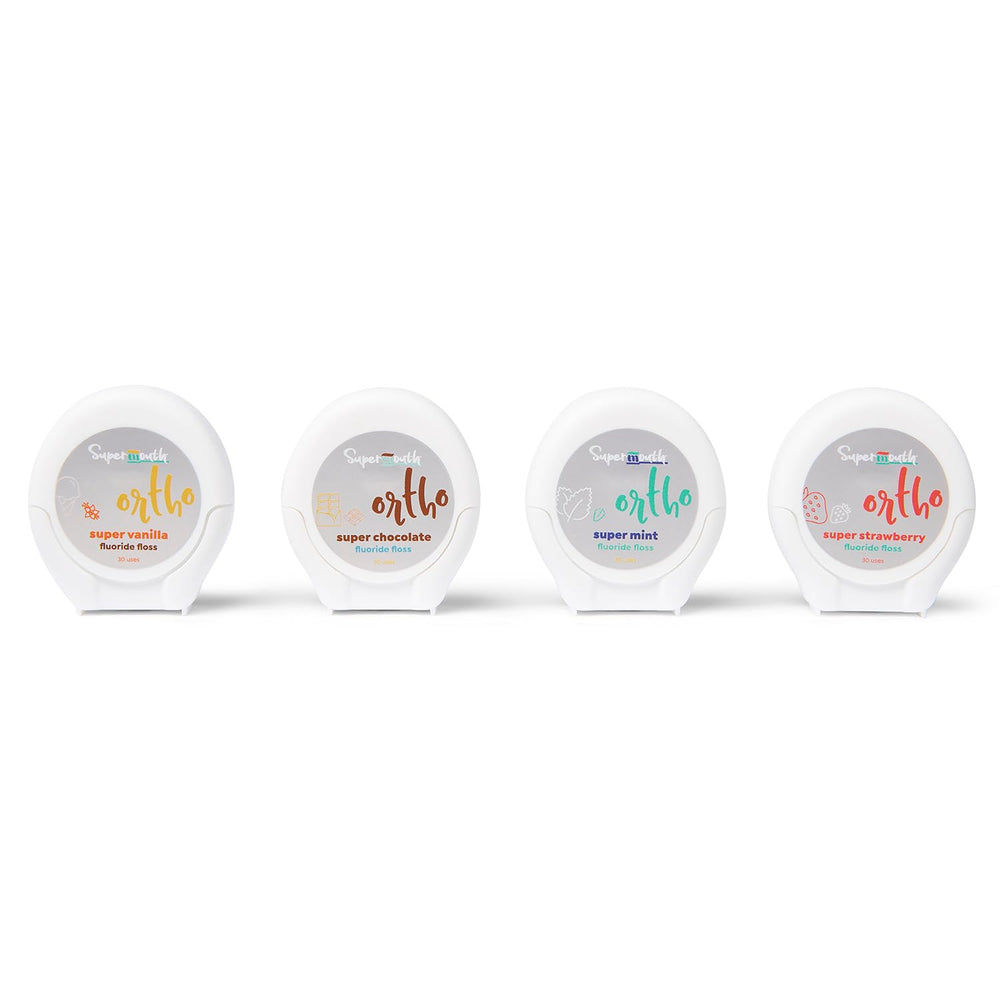Floss designed for braces, wires, and dental hardware