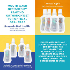 Vanilla-flavor SuperMouth Ortho Mouthwash bottle