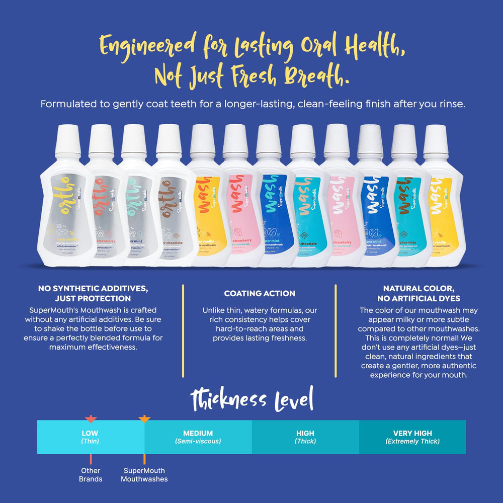 Close-up of enamel-support formula with nano-hydroxyapatite