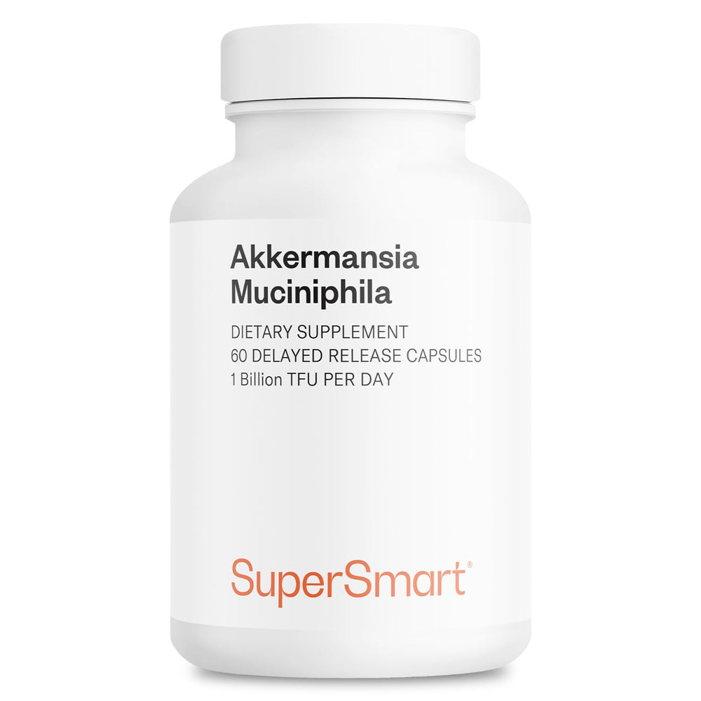Supersmart Akkermansia Muciniphila bottle front label
