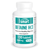 Hero image of Supersmart Betaine HCl 2600mg per day bottle