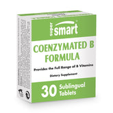 Bottle of Supersmart Coenzymated B Formula - 30 tablets