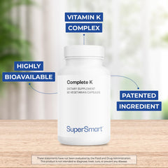 Full spectrum Vitamin K1, K2 MK4 MK7 ingredients