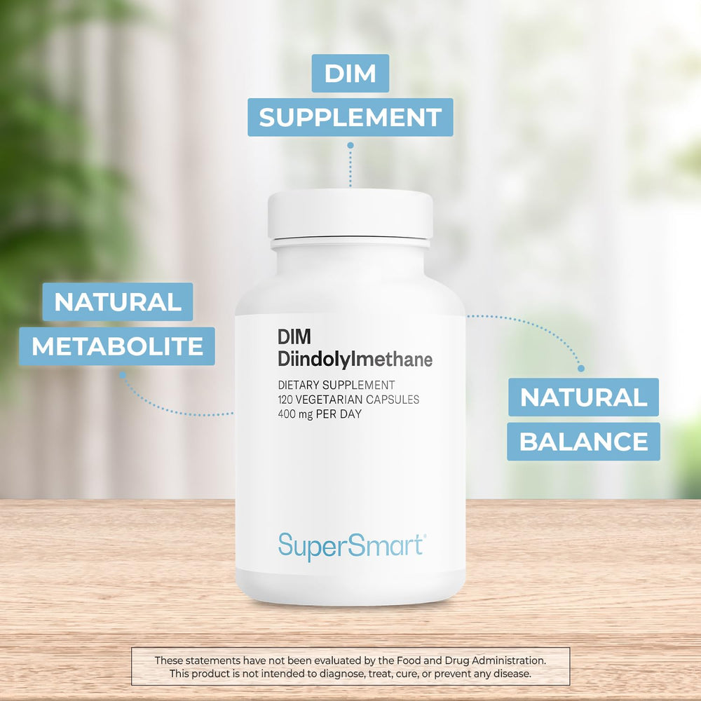 Serving size: 4 capsules daily (100 mg DIM per capsule)