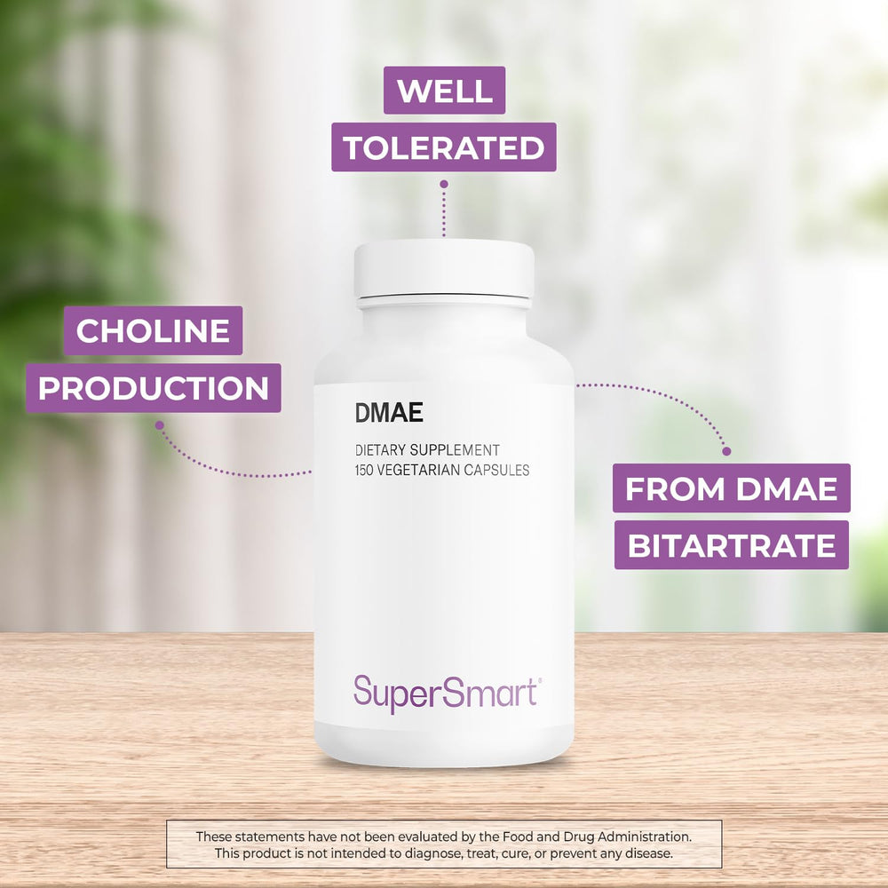 Three capsules dosage per day with 130 mg DMAE per capsule
