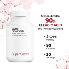 Dosage concept showing daily 3 capsules