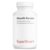 Glucofit bottle and softgel capsules