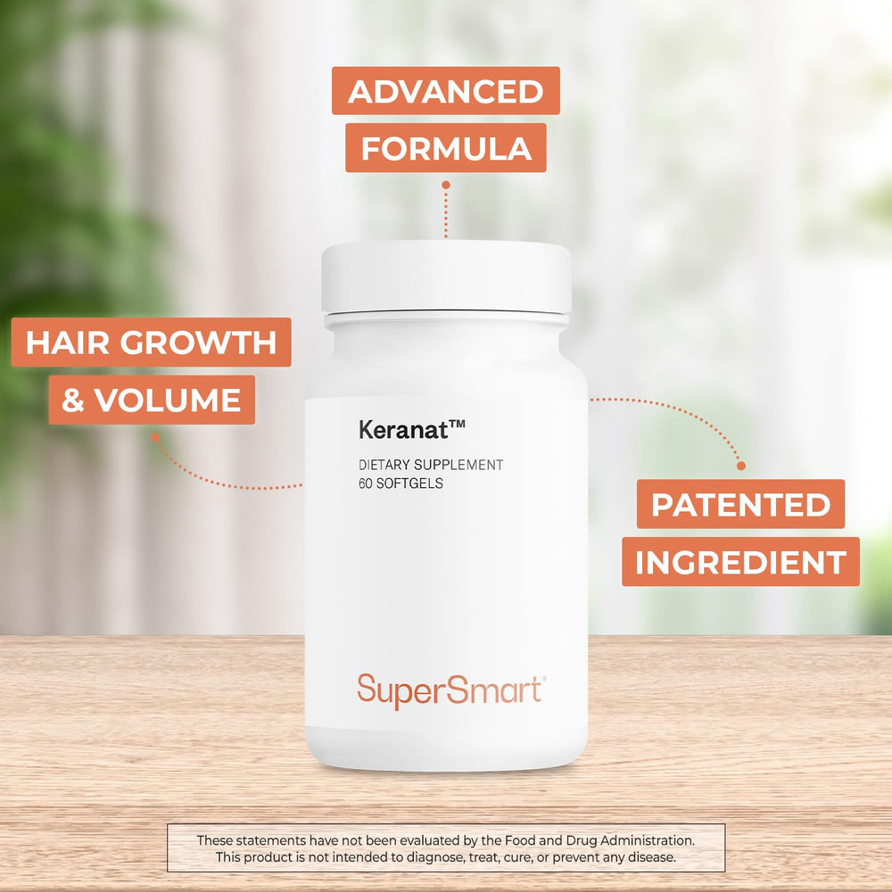 Biotin, zinc, vitamin B6 and B8 shown for Keranat