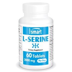 Supersmart L-Serine 60-tablet bottle