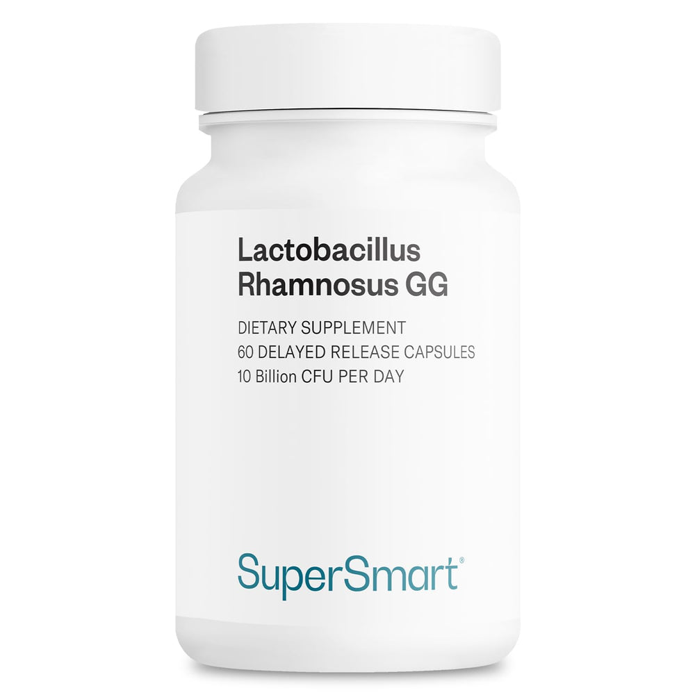 Bottle of Supersmart LGG probiotic 60 capsules