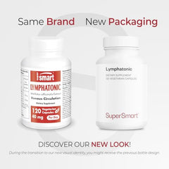 Close-up of the Lymphaselect Melilotus officinalis extract label on the bottle