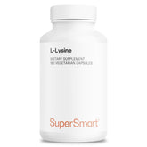 Hero image of Supersmart L-Lysine 6000mg per day bottle with 180 vegetarian capsules