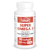 BOTTLE of Supersmart Super Omega 3 1500mg per day with 90 softgels