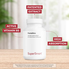 Pantethine active ingredient artwork on packaging