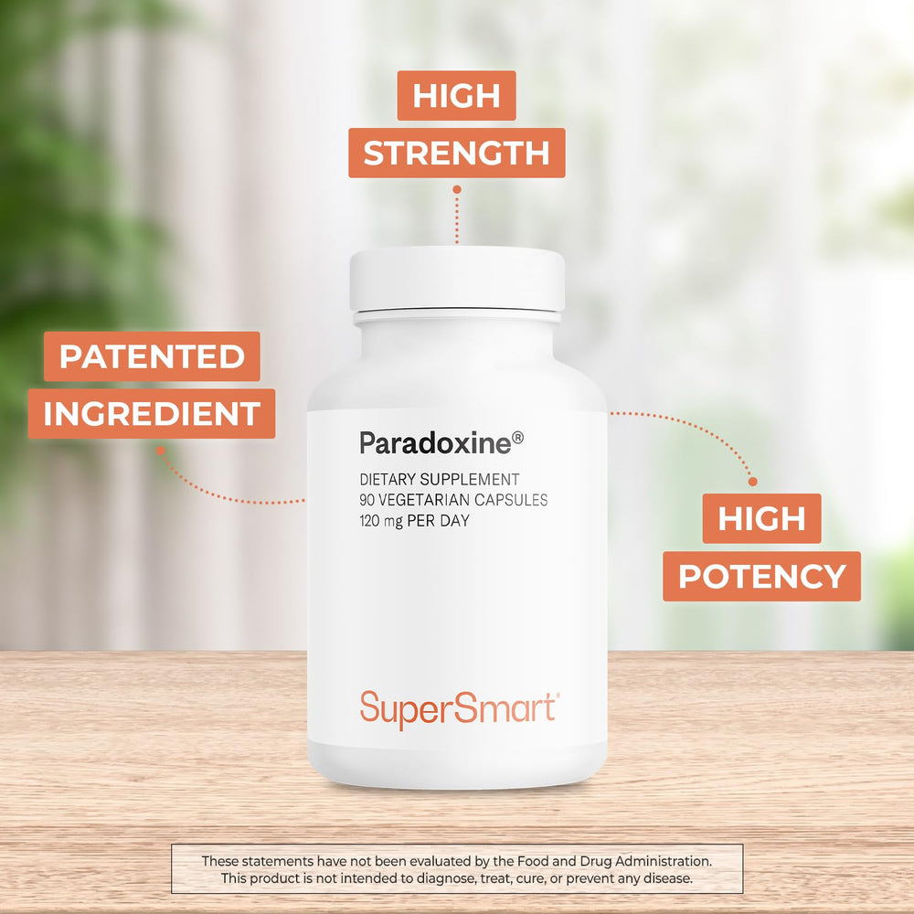 Supplement facts panel on back of bottle