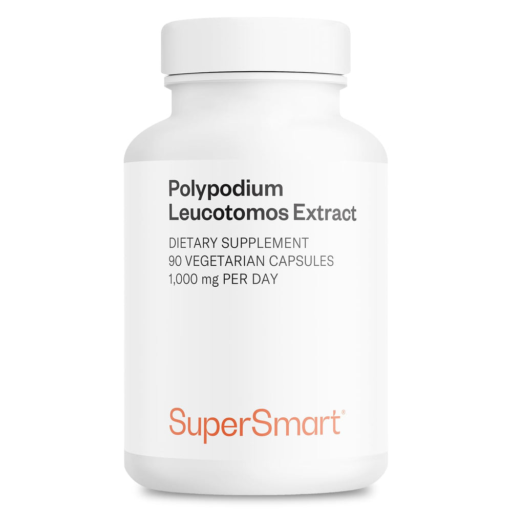 Product bottle shot of Supersmart Polypodium Leucotomos 1000 mg daily