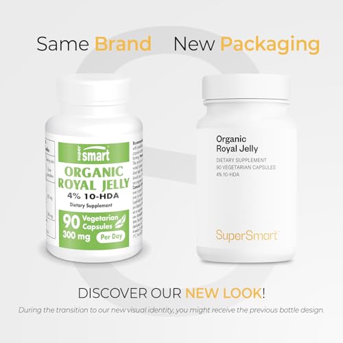 90 vegetarian capsules of royal jelly supplement