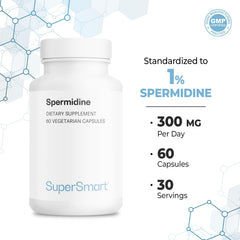 Non-GMO and gluten-free Supersmart Spermidine packaging