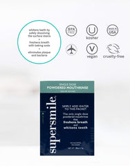 Enamel remineralization concept with Supersmile ingredients
