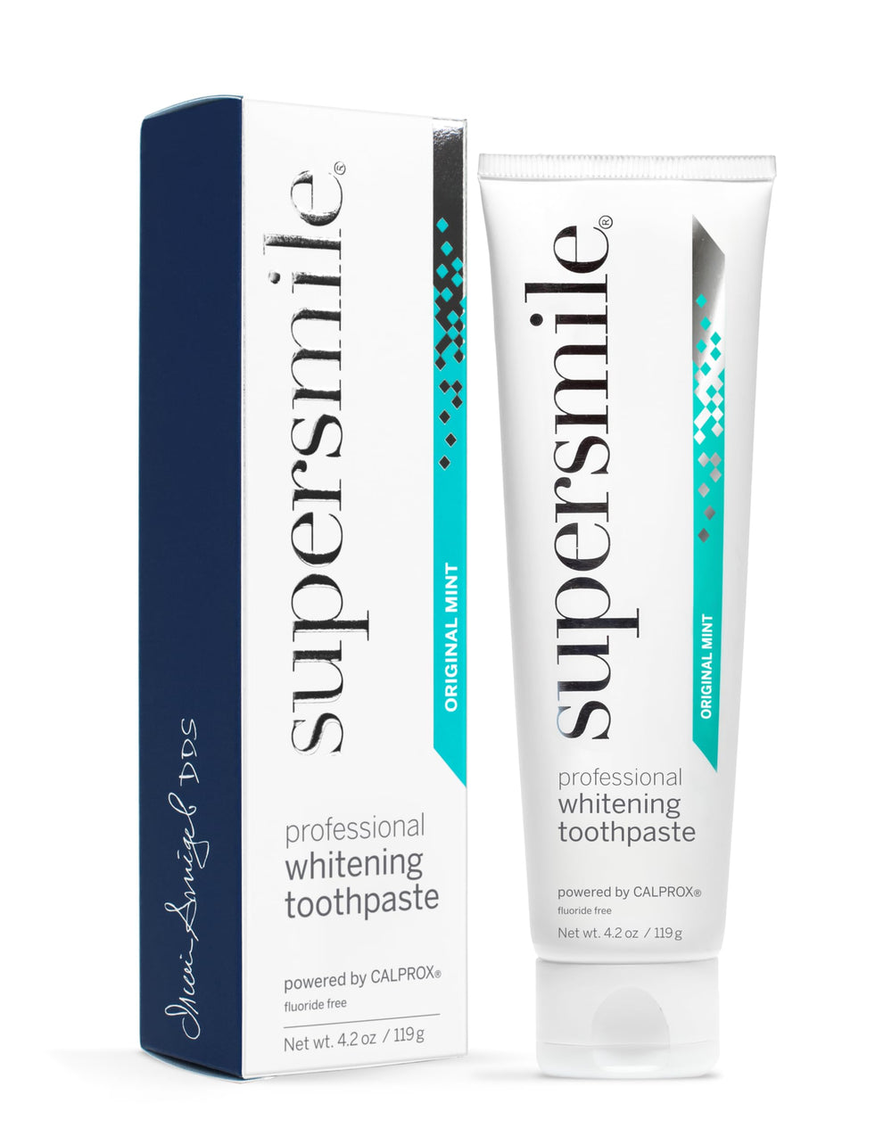 Supersmile Original Mint Fluoride-Free Whitening Toothpaste 4.2 oz – hero shot