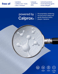 Dissolving whitening strips technology for fast whitening