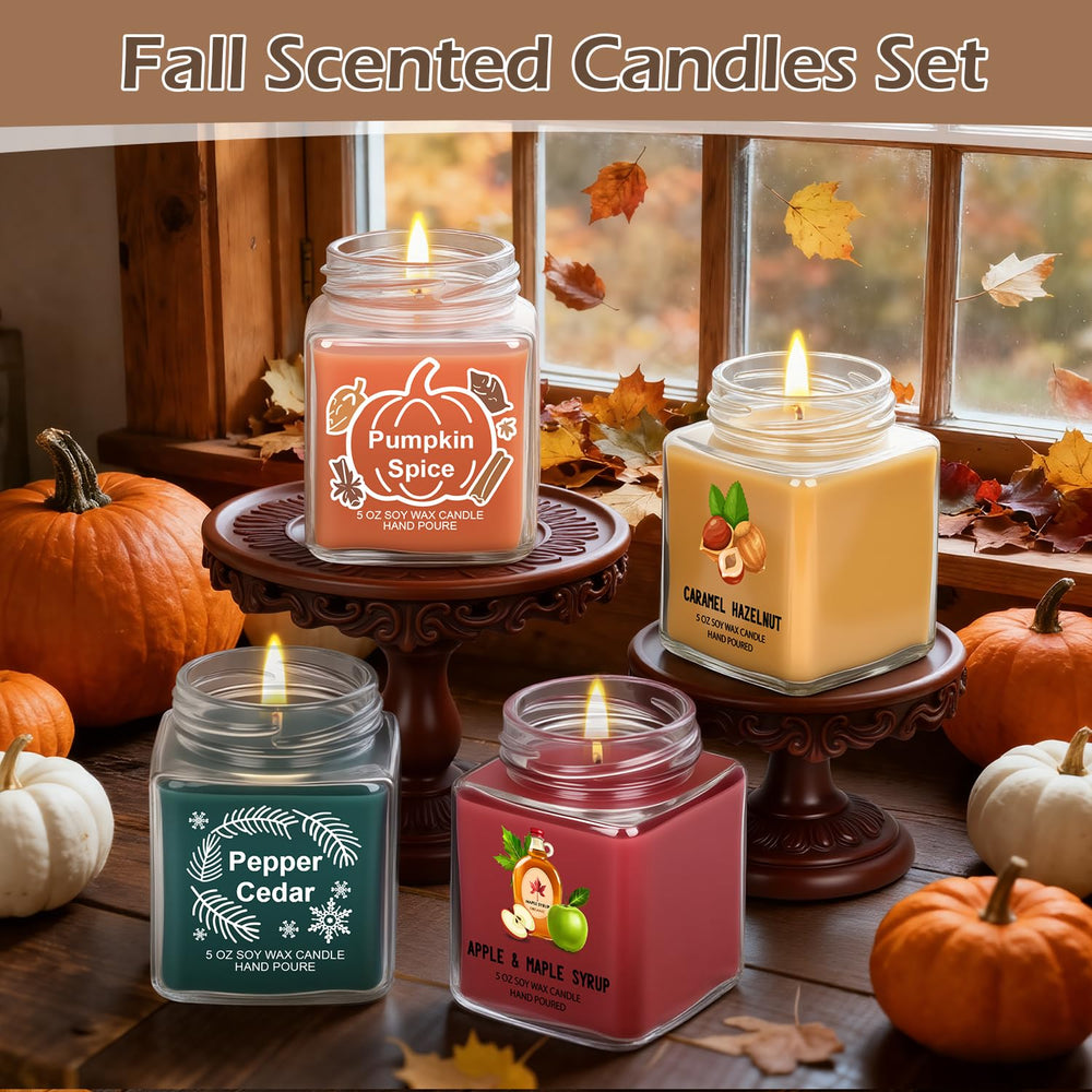 SUPERSUN Peppered Cedar candle lit in living room adding cozy atmosphere