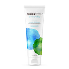 Packaging and branding for SuperTeeth Nano Hydroxyapatite toothpaste
