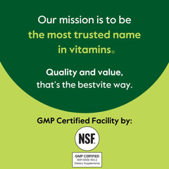 Supplement facts label and ingredients