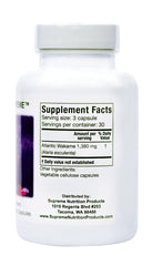 Supreme Nutrition capsule close-up showing vegetarian capsule texture and purity benefit