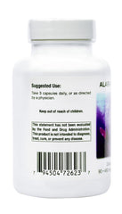 Supreme Nutrition open bottle with Alaria wakame powder visible, shows content transparency benefit