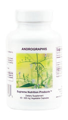 Bottle of Supreme Nutrition Andrographis 90-Count Vegetarian Capsules