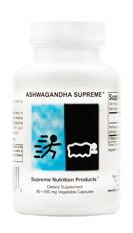 Hero image of Supreme Nutrition Ashwagandha Supreme 90 vegetarian capsules