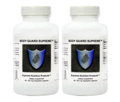 Supreme Nutrition product front packaging showing clear label and benefits