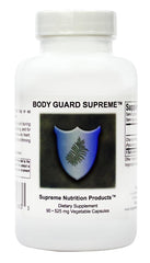 Supreme Nutrition Body Guard Supreme front packaging showing bottle and label benefit clarity