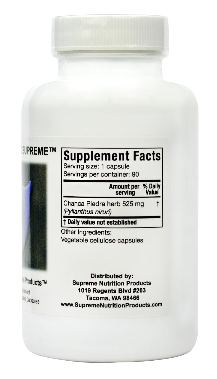 Supreme Nutrition open bottle with capsules spilling showing easy-dose convenience